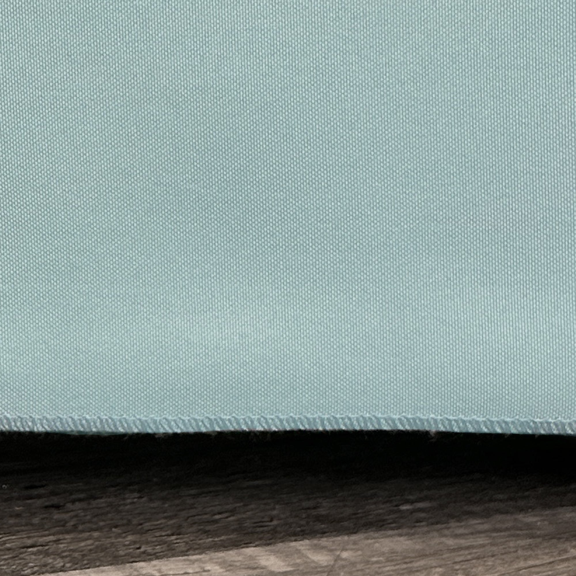 6 ft Fitted Polyester Tablecloth Rectangular Dusty Blue