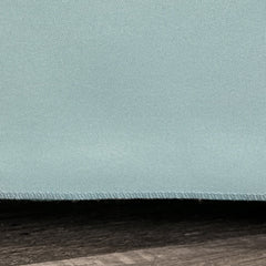 6 ft Fitted Polyester Tablecloth Rectangular Dusty Blue