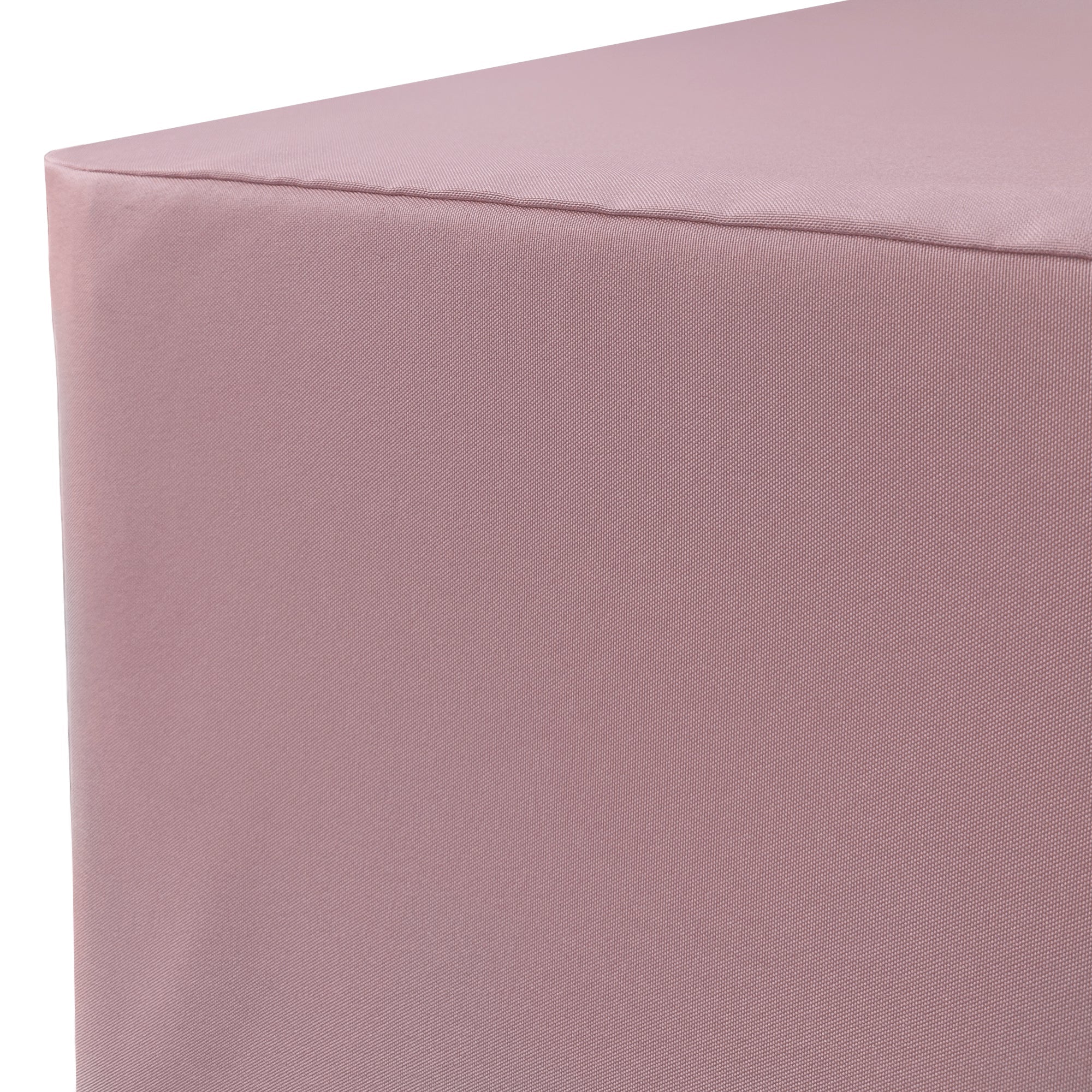 6 ft Fitted Polyester Tablecloth Rectangular Dusty Rose