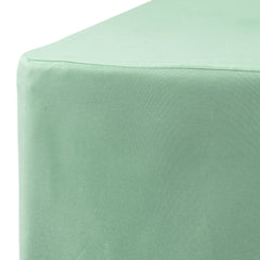 6 ft Fitted Polyester Tablecloth Rectangular Mint