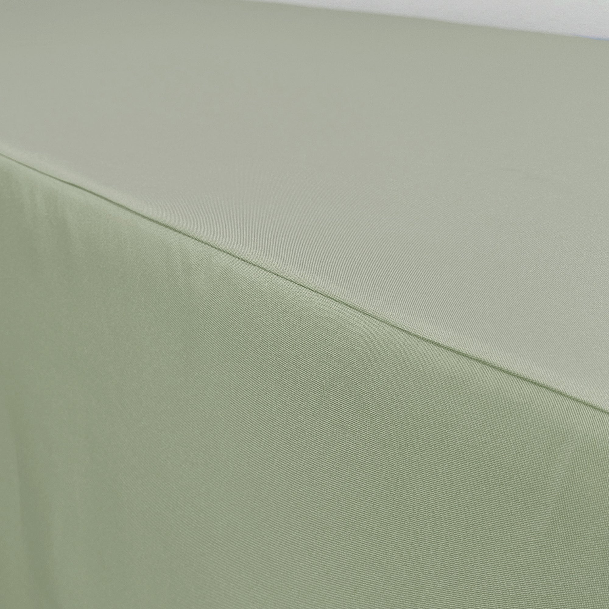 6 ft Fitted Polyester Tablecloth Rectangular Sage