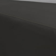 4 FT X 24 Inches  Rectangular Fitted Polyester Tablecloth Black
