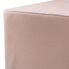 4 FT X 24 Inches  Rectangular Fitted Polyester Tablecloth Blush