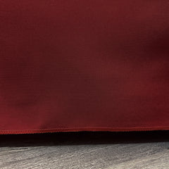 6 ft. Fitted Polyester Tablecloth Rectangular Burgundy