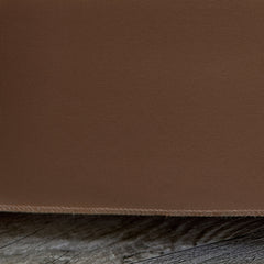 6 ft Fitted Polyester Tablecloth Rectangular Chocolate Brown