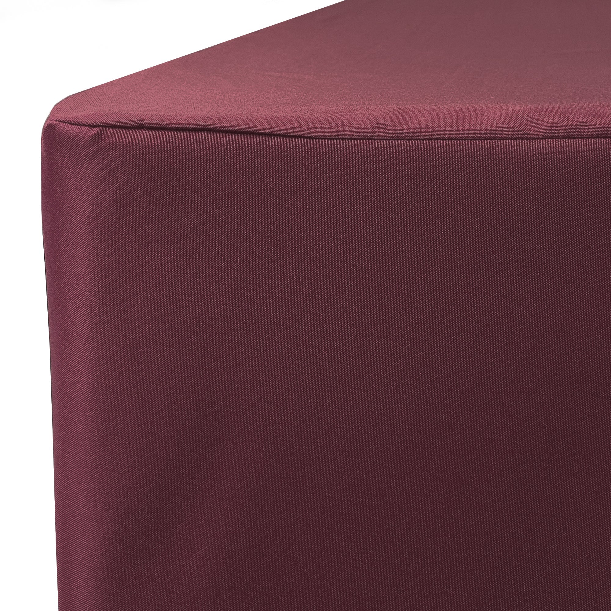 6 ft. Fitted Polyester Tablecloth Rectangular Eggplant