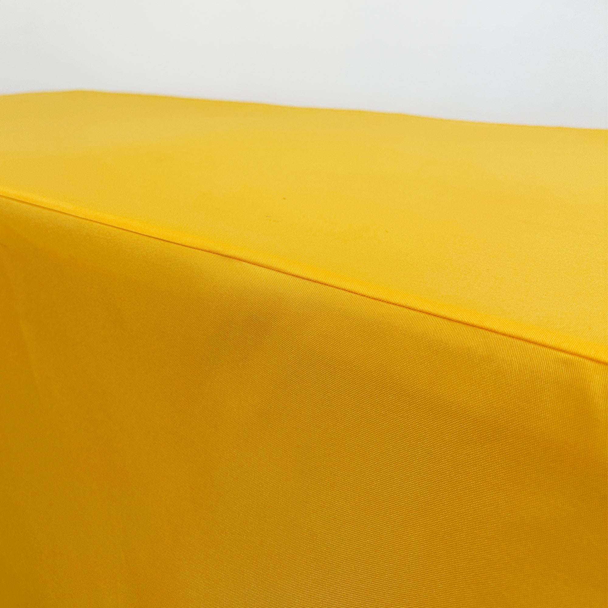 6 ft. Fitted Polyester Tablecloth Rectangular Gold