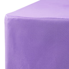 6 ft. Fitted Polyester Tablecloth Rectangular Lavender