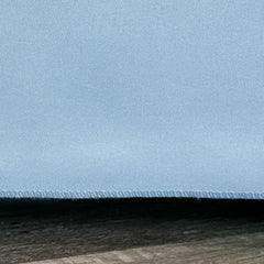 6 ft. Fitted Polyester Tablecloth Rectangular Light Blue