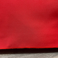 6 ft Rectangular Fitted Polyester Tablecloth  Red