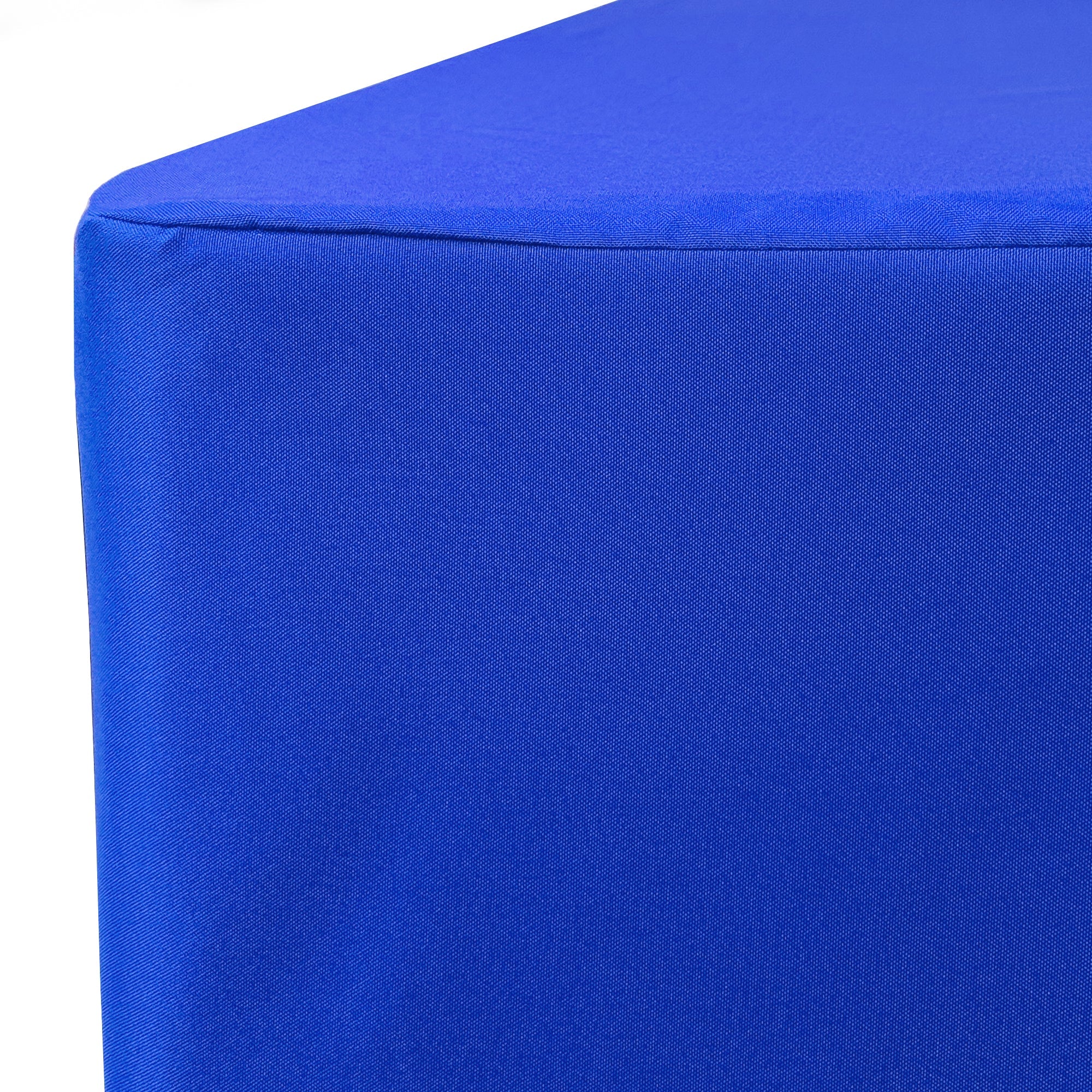 6 ft Rectangular Fitted Polyester Tablecloth Royal Blue