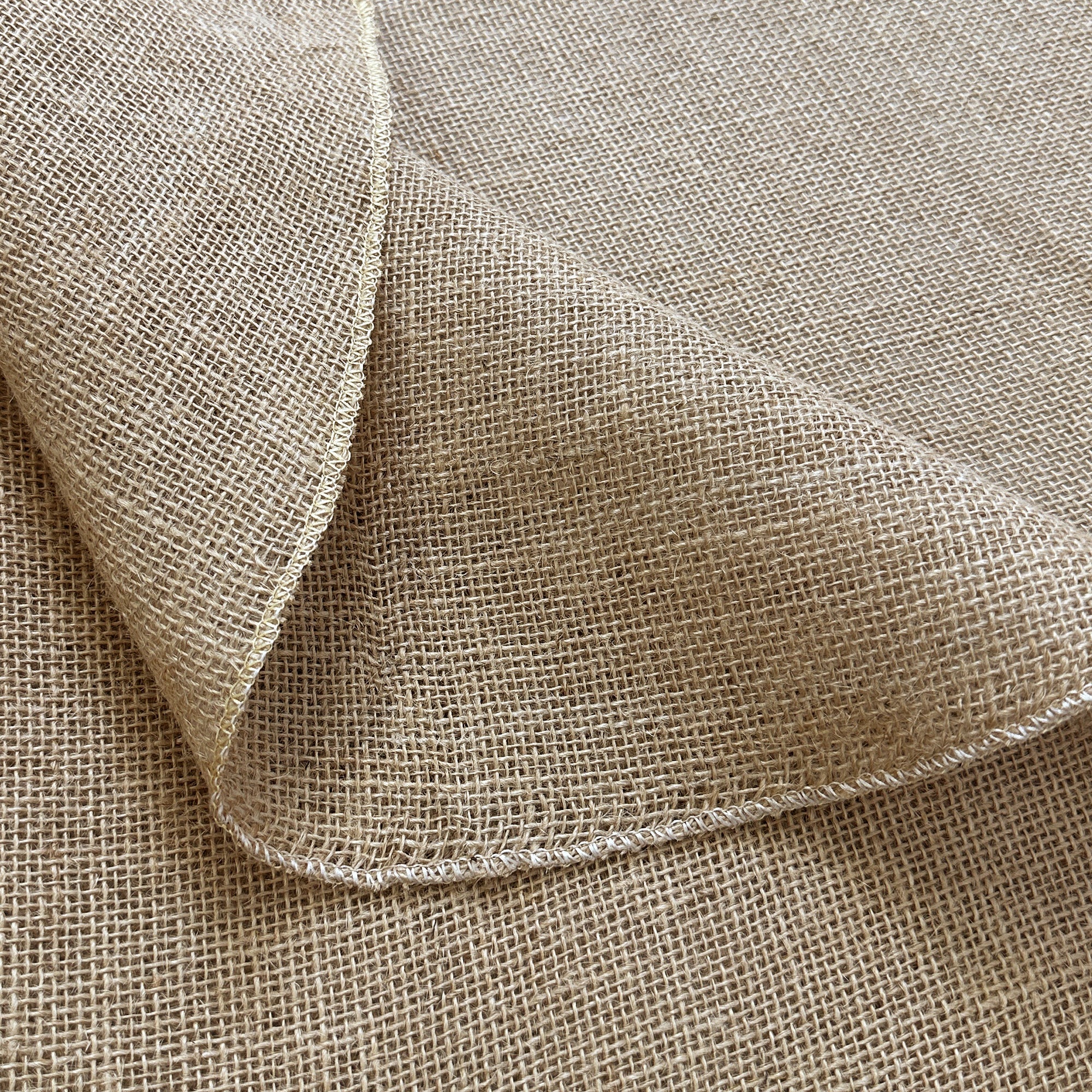 120 Inch Round Burlap Tablecloth