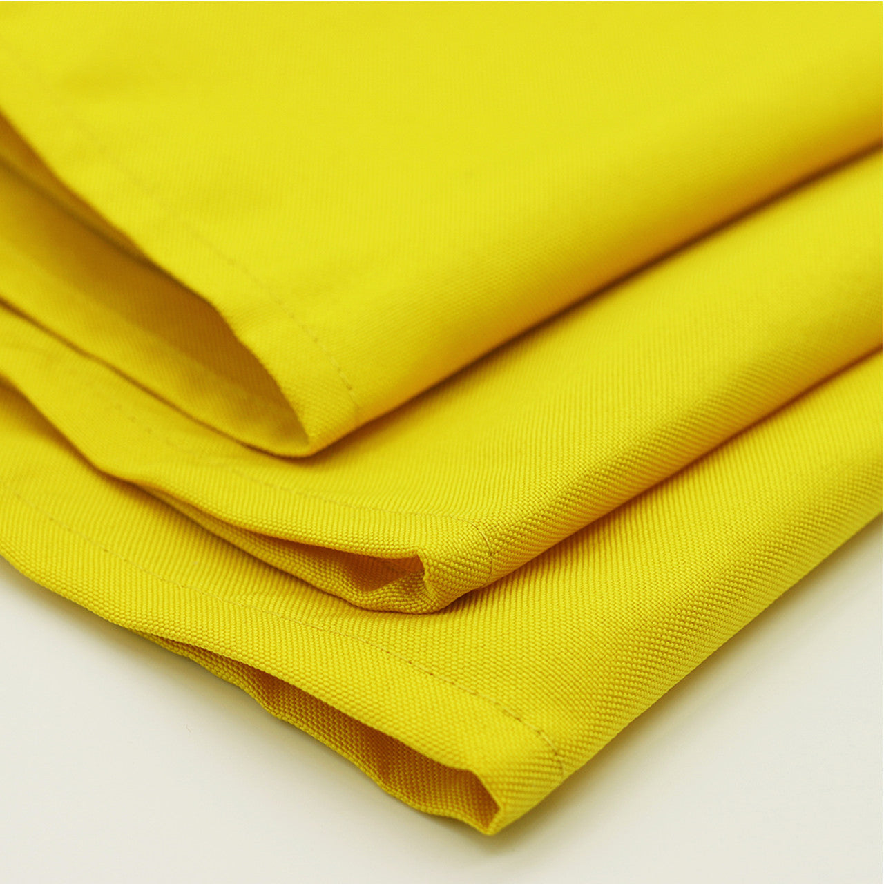 20 Inch Polyester Cloth Napkins Canary Yellow (Pack of 10)