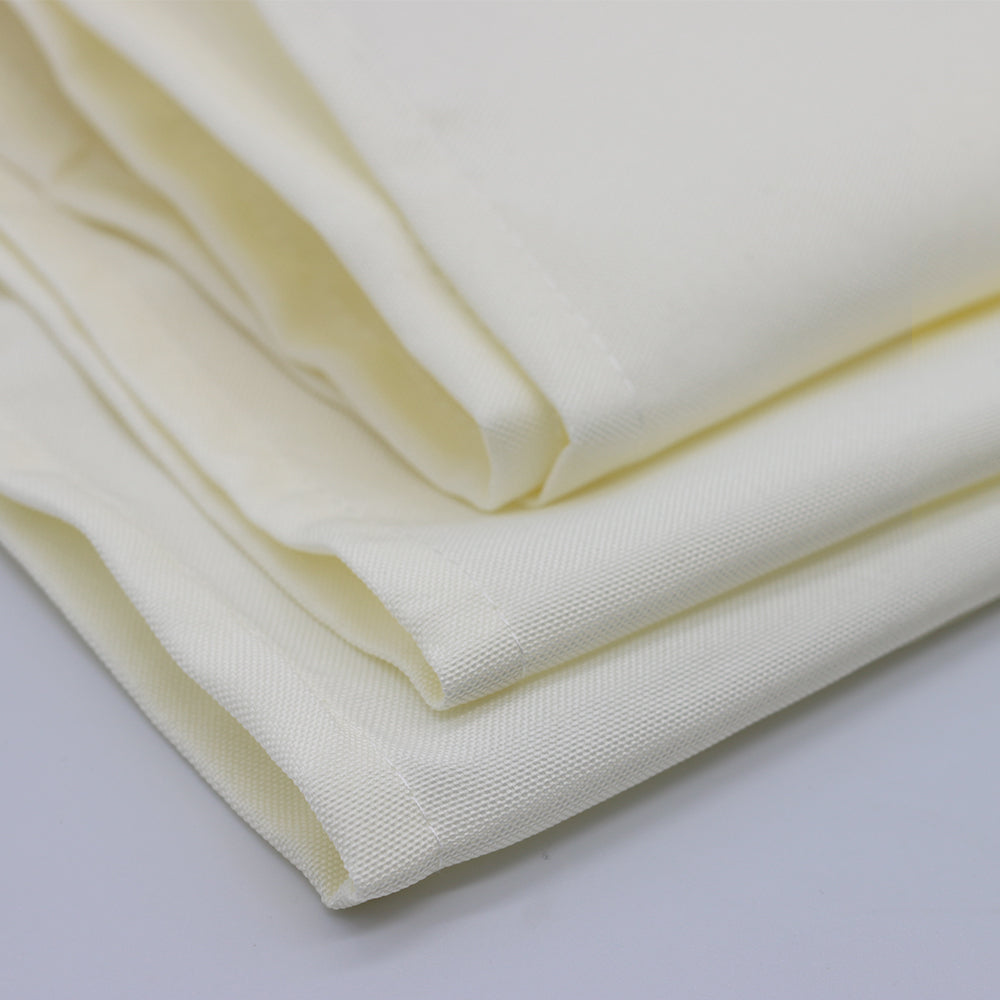 20 inch Polyester Cloth Napkins Ivory (Pack of 10)