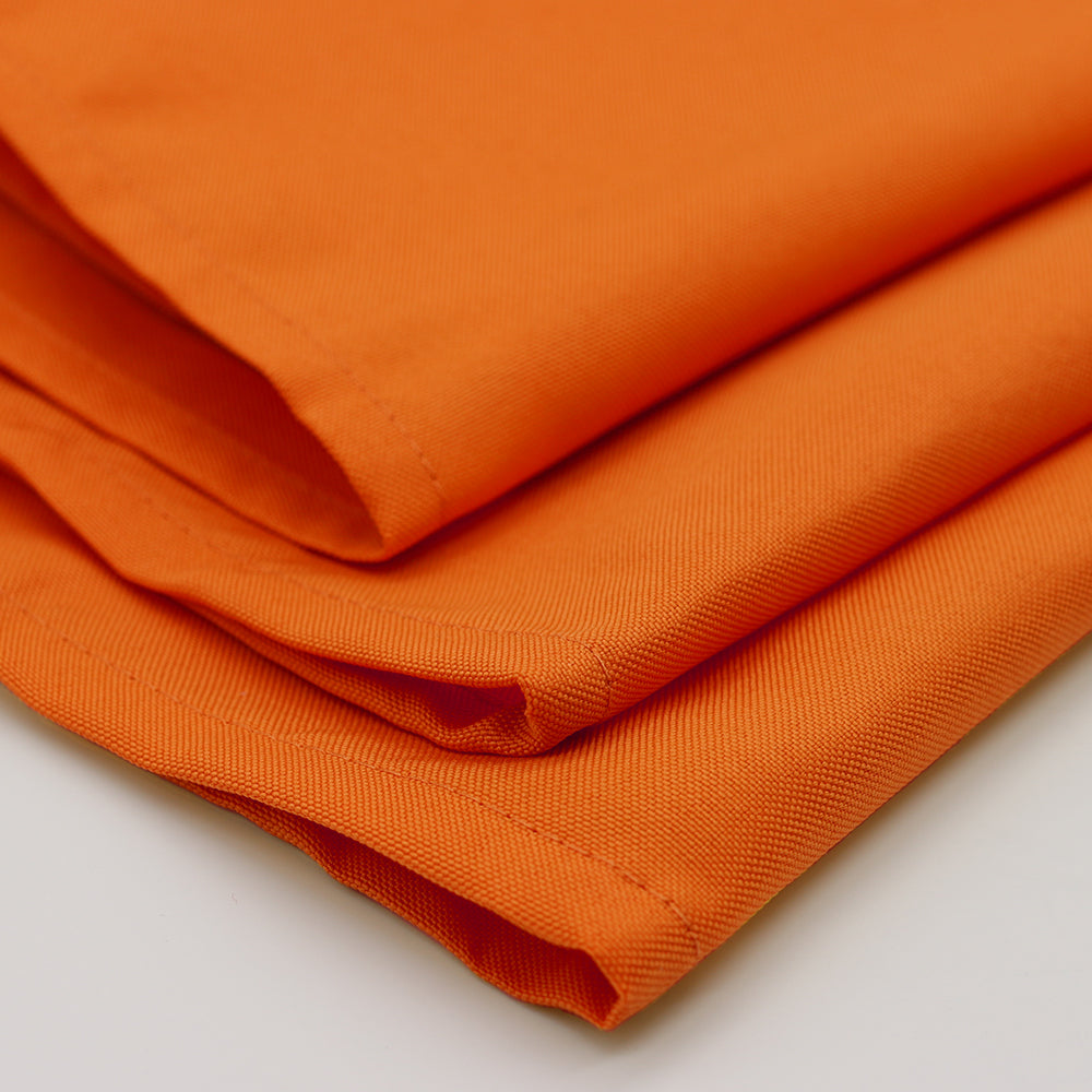 20 inch Polyester Cloth Napkins Orange (Pack of 10)