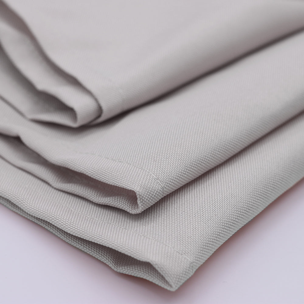 20 inch Polyester Cloth Napkins Silver (Pack of 10)