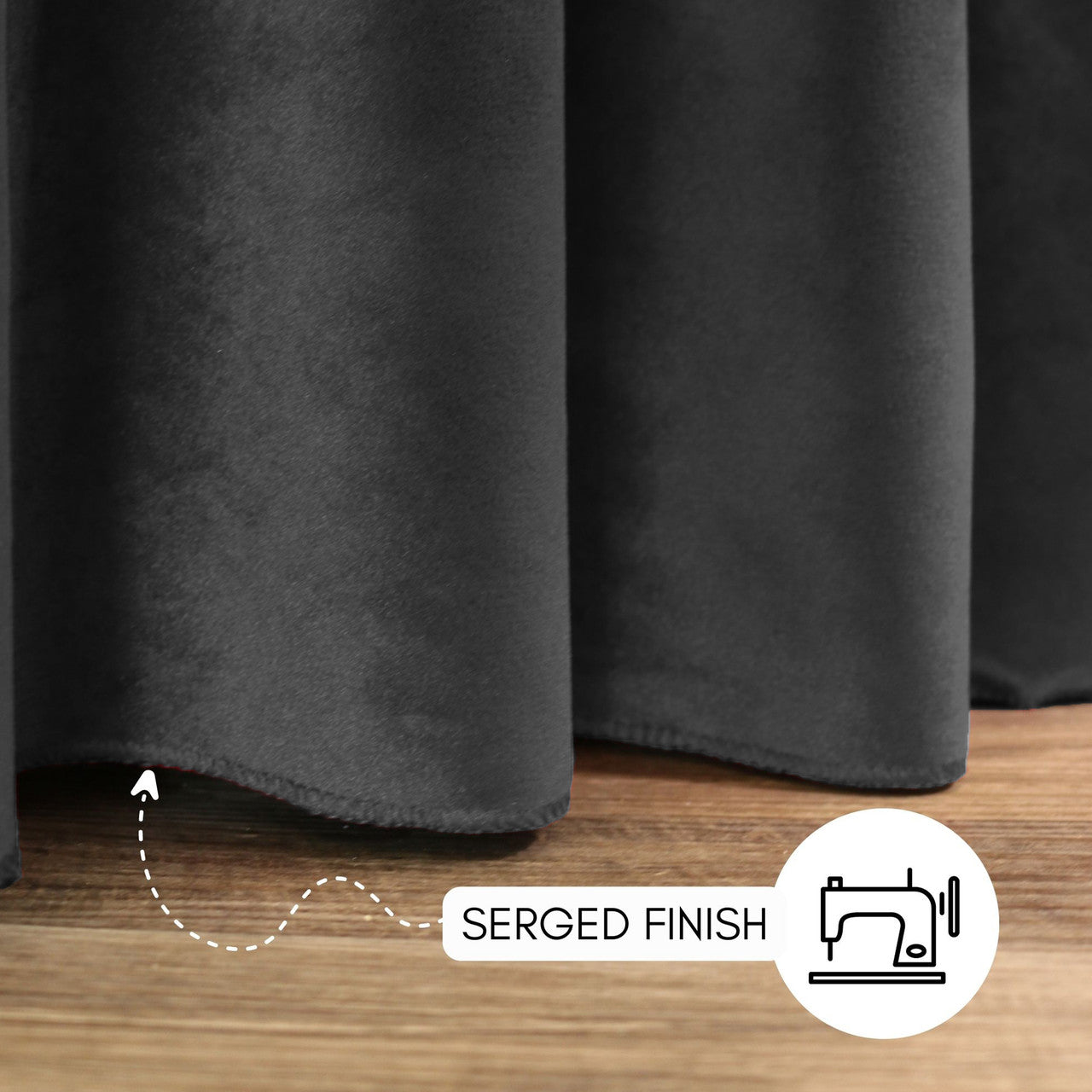 120 Inch Round Velvet Tablecloth Black