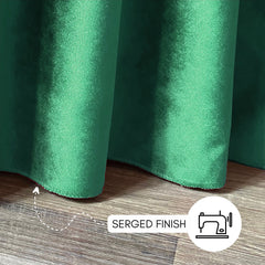 120 Inch Round Velvet Tablecloth Emerald Green