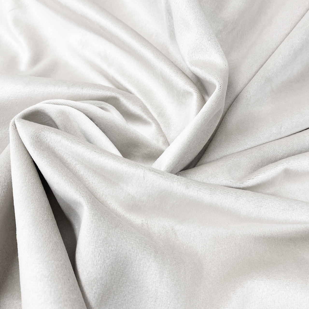 14 x 108 Inch Velvet Table Runner White