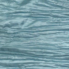 14 x 108 Inch Crinkle Taffeta Table Runner Dusty Blue