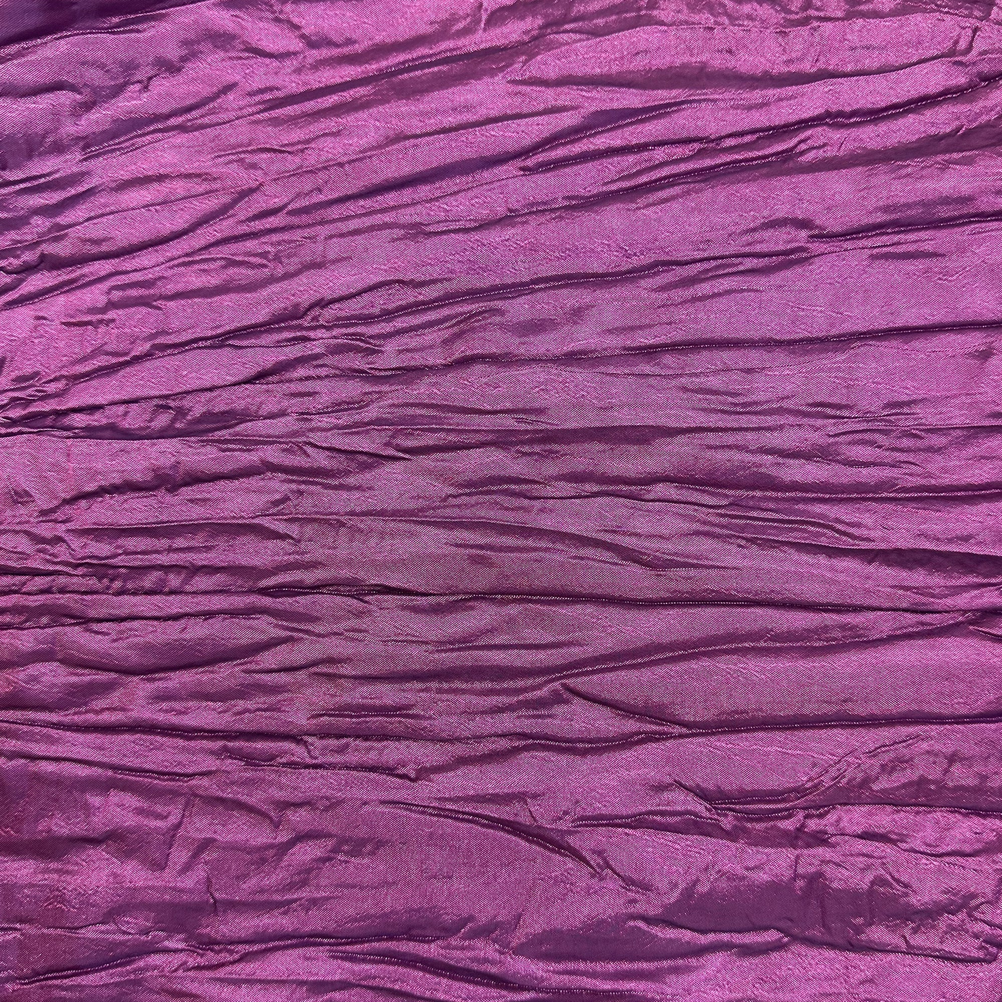 14 x 108 inch Crinkle Taffeta Table Runner Purple