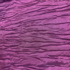 14 x 108 inch Crinkle Taffeta Table Runner Purple