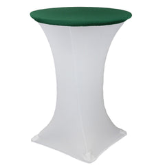 30 Inch Stretch Spandex Table Topper/Cap Hunter Green
