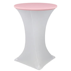 30 Inch Stretch Spandex Table Topper/Cap Pink