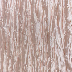 14 x 108 inch Crinkle Taffeta Table Runner Blush