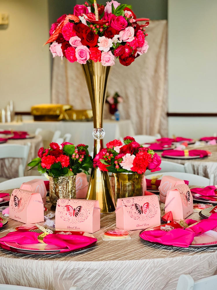 108 Inch Round Crinkle Taffeta Tablecloth Blush