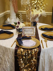 120 inch Crinkle Taffeta Round Tablecloth Ivory