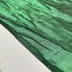 14 x 108 inch Crinkle Taffeta Table Runner Hunter Green
