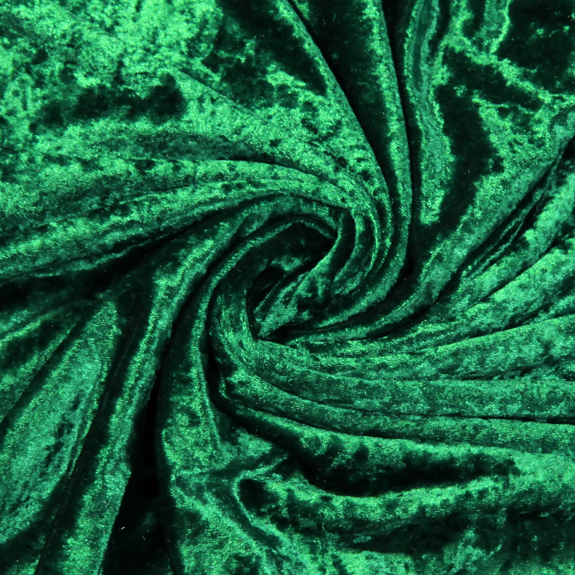 14 x 108 Inch Crushed Velvet Table Runner Emerald Green