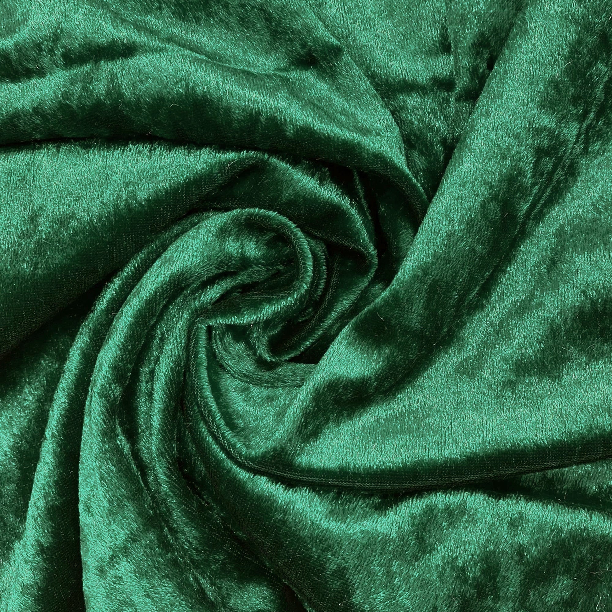 10 Pack 20 Inch Crushed Velvet Cloth Napkins Emerald Green