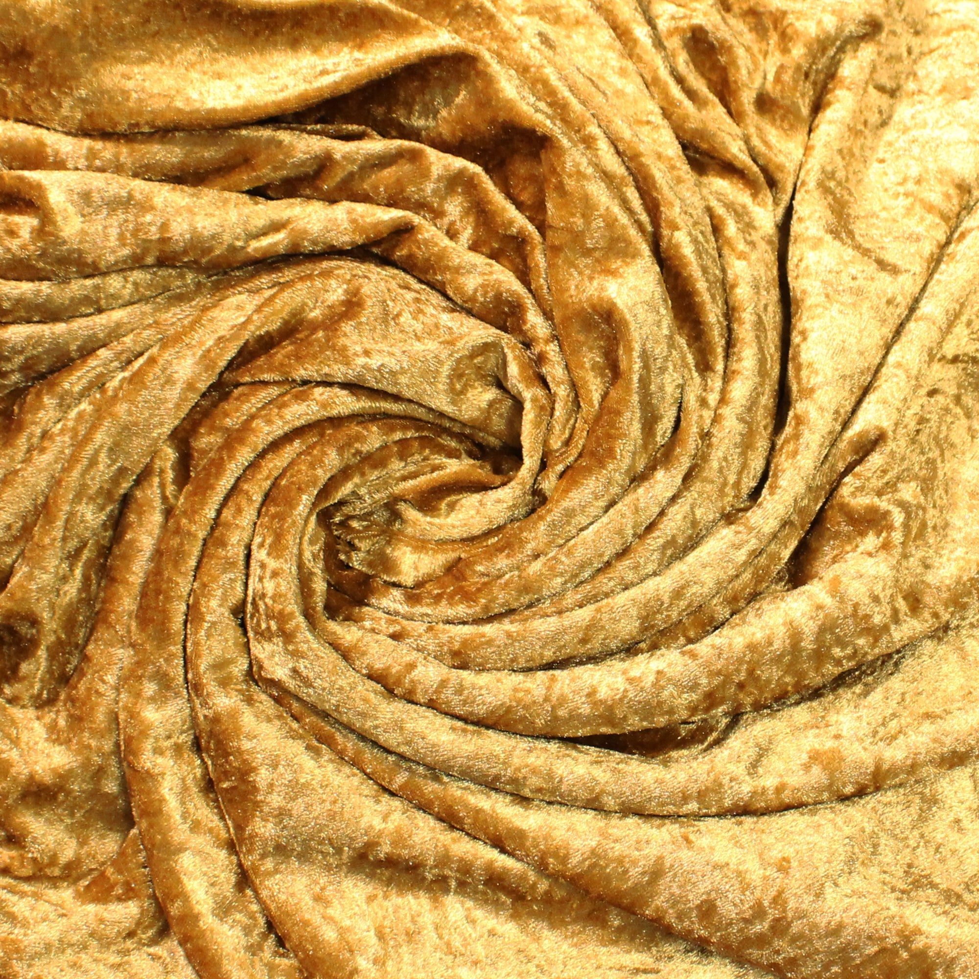 14 x 108 Inch Crushed Velvet Table Runner Gold