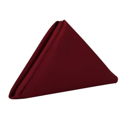 10 Pack 20 Inch L'amour Satin Napkins Burgundy