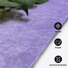 14 x 108 Inch Crushed Velvet Table Runner Lavender