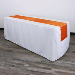 14 x 108 Inch Satin Table Runner Orange