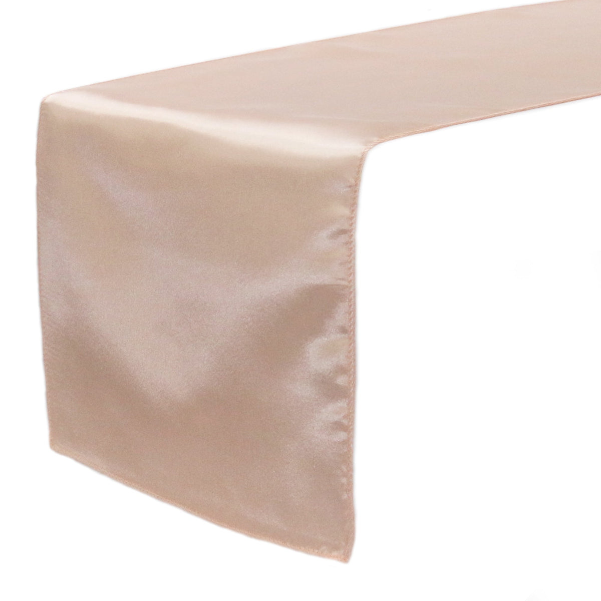 14 x 108 inch Satin Table Runner Peach