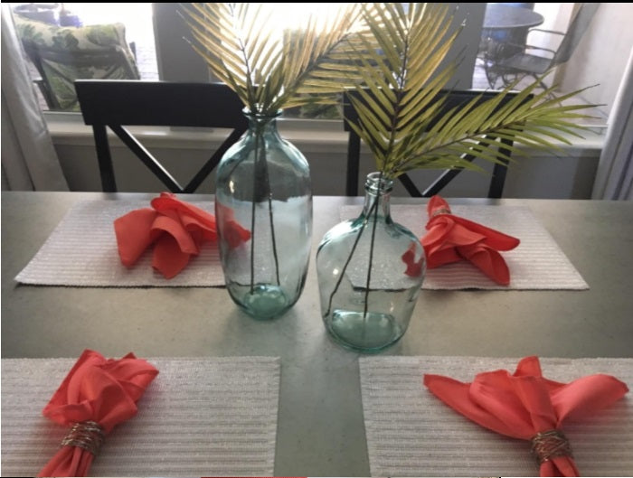 20 inch Polyester Cloth Napkins Coral (Pack of 10)