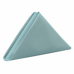 10 Pack 20 Inch Polyester Cloth Napkins Dusty Blue