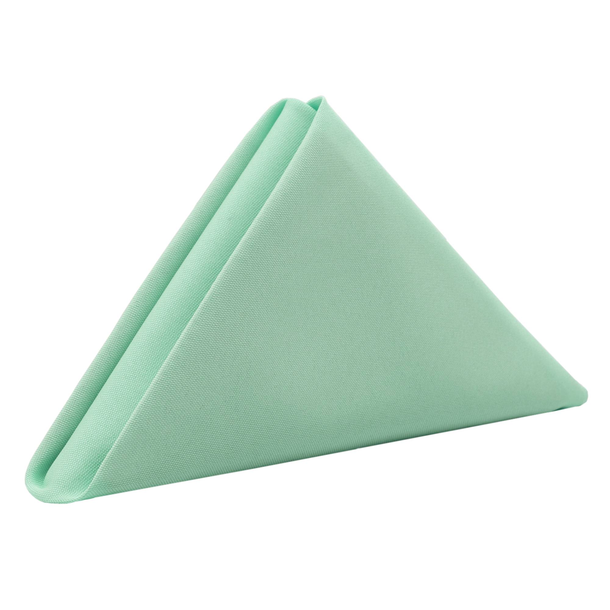 20 Inch Polyester Cloth Napkins Mint (Pack of 10)