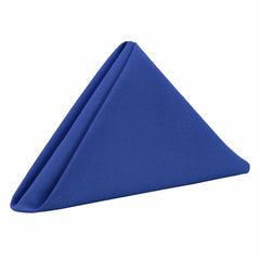 20 inch Polyester Cloth Napkins Royal Blue (Pack of 10)