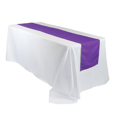 14 x 108 inch Polyester Table Runner Purple