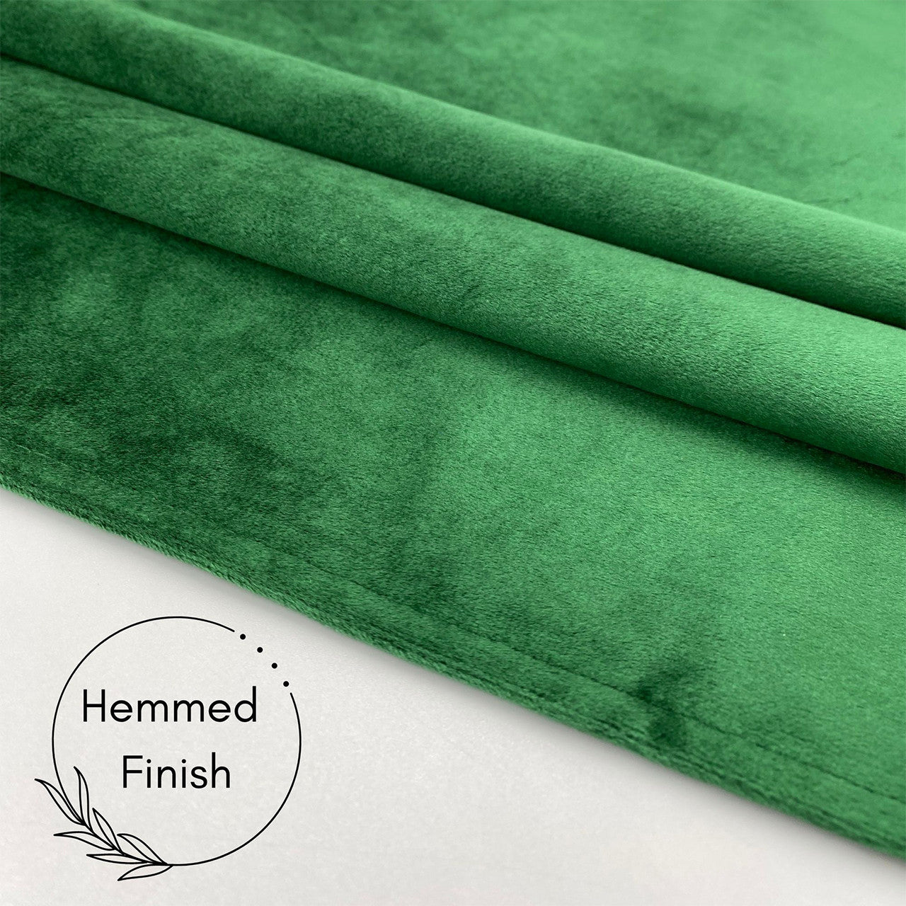 10 Pack 20 Inch Velvet Cloth Napkins Emerald Green