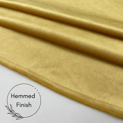 10 Pack 20 Inch Velvet Cloth Napkins Gold