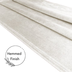 10 Pack 20 Inch Velvet Cloth Napkins Ivory