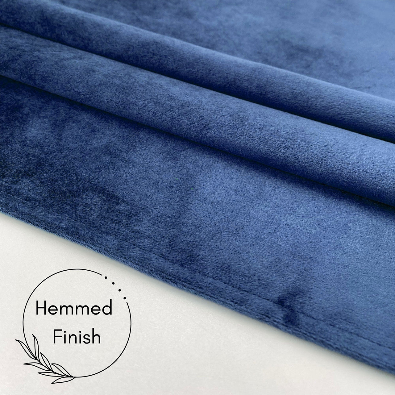10 Pack 20 Inch Velvet Cloth Napkins Navy Blue