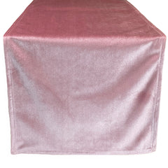 14 x 108 Inch Velvet Table Runner Dusty Rose