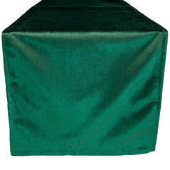 14 x 108 Inch Velvet Table Runner Emerald Green